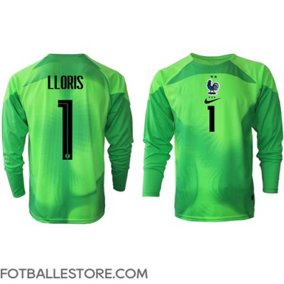 Frankrike Hugo Lloris #1 Keeper Bortedrakt VM 2022 Langermet